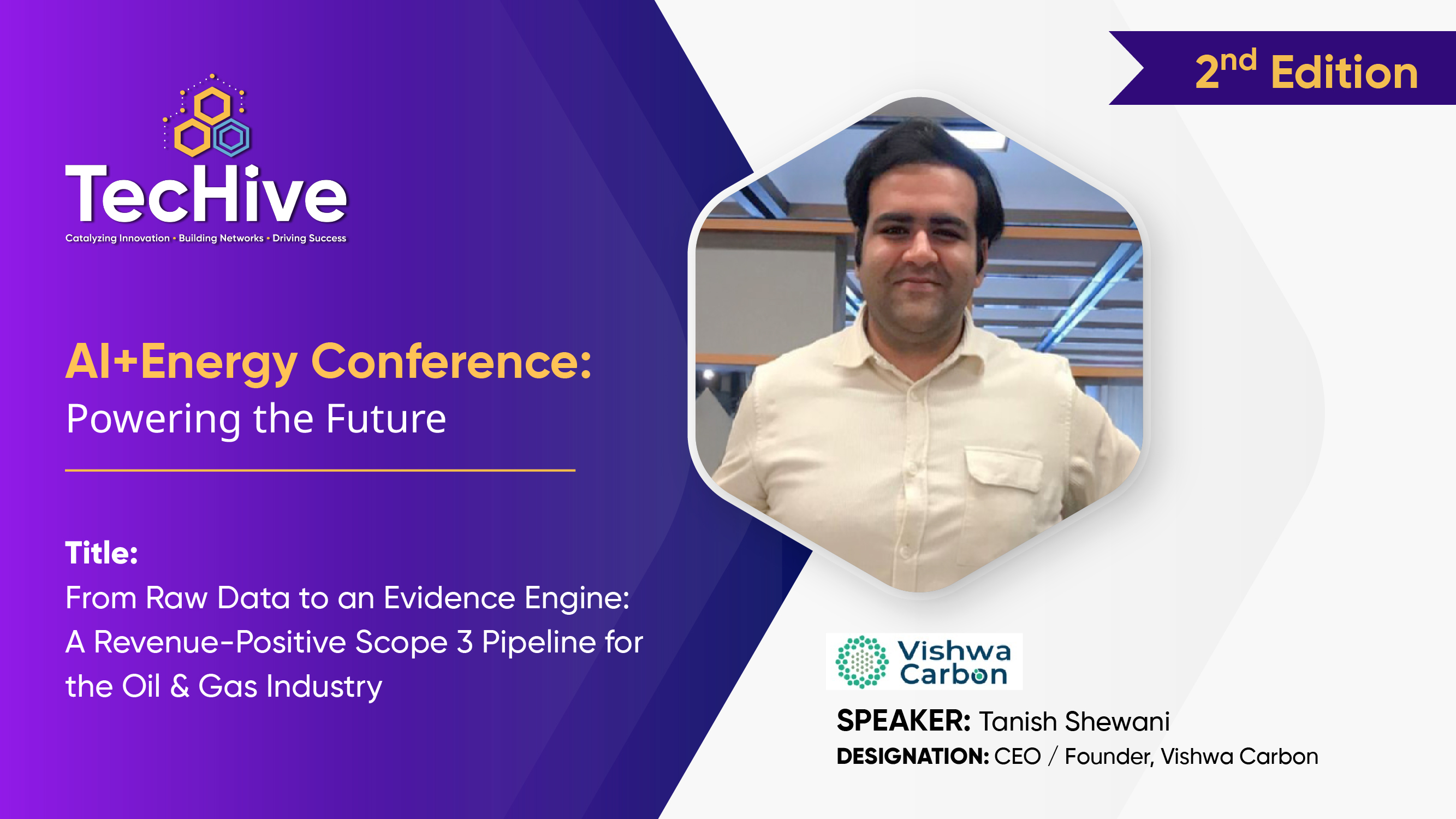 Tanish Shewani – CEO / Founder, Vishwa Carbon