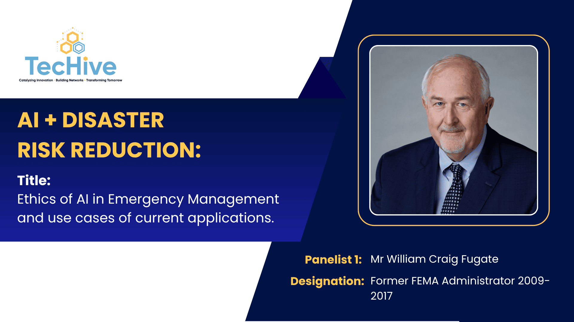 William Craig Fugate – Former FEMA Administrator